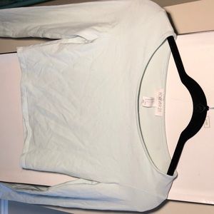 Long Sleeved Crop Top Shirt